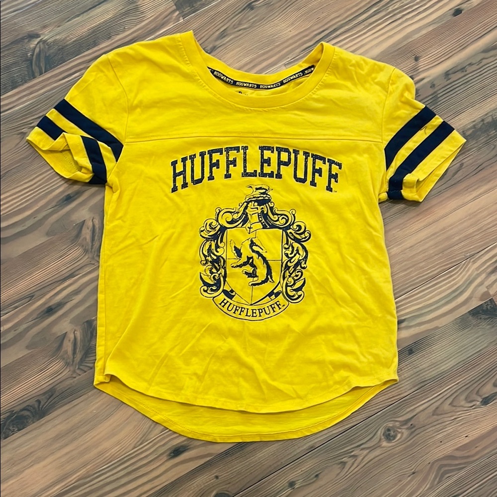 Warner Bros. Yellow and Black Hufflepuff Tee